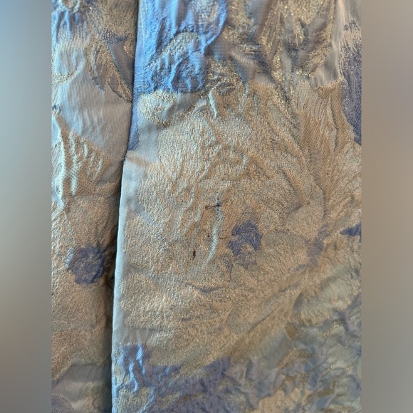 Adrianna Papell Metallic Jacquard Fit-and-Flare Halter Party Dress - Picture 7 of 16